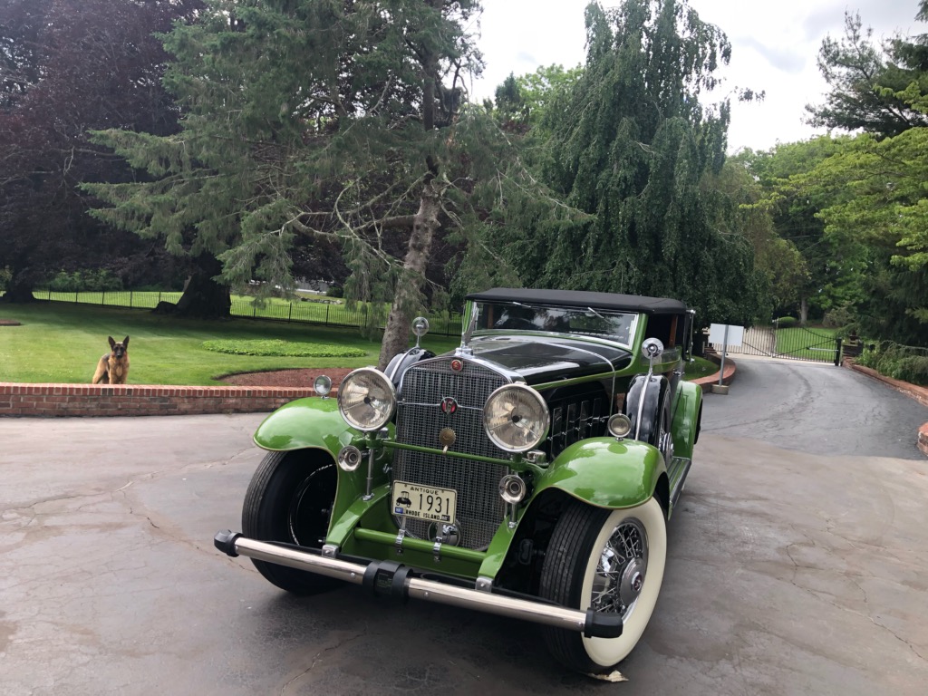 1931 Cadillac V-16 at Shappy residence